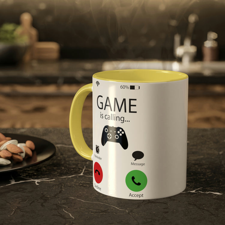 Game Is Calling Colorful Mugs - Fandom-Made