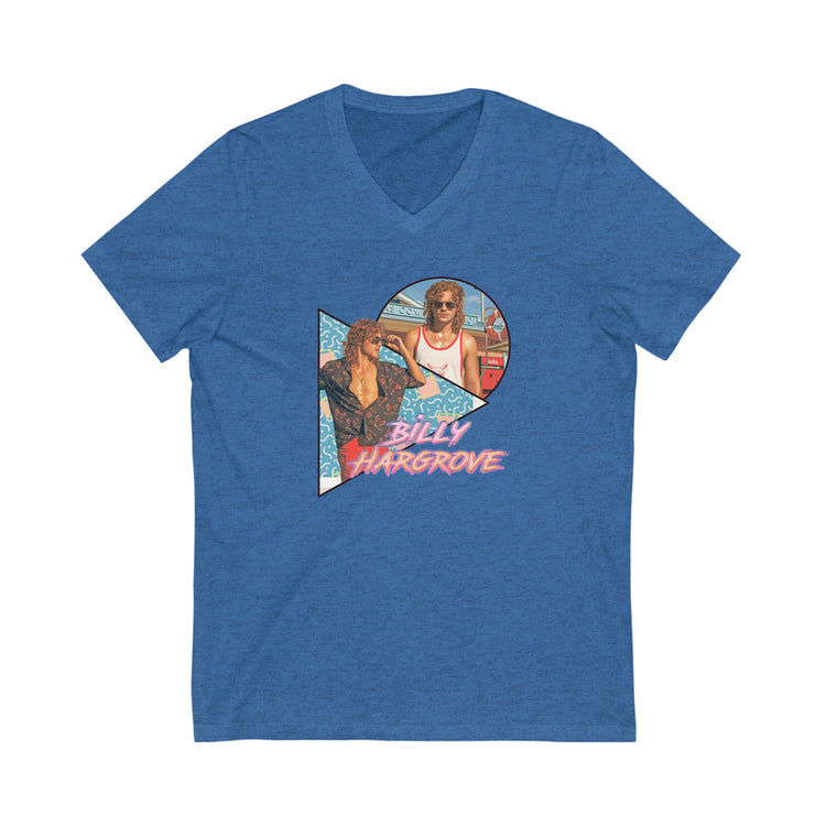 Billy Hargrove Short Sleeve V-Neck Tee - Fandom-Made