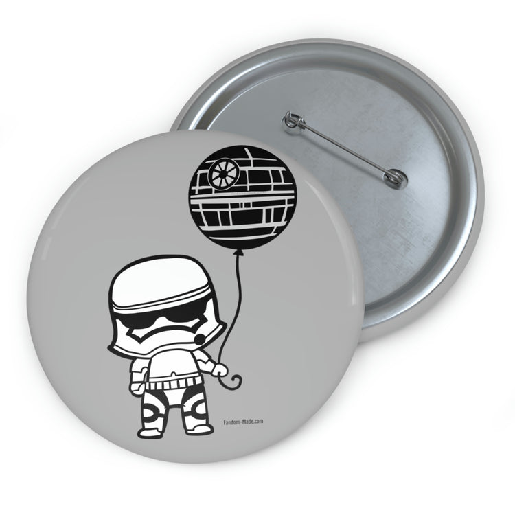 Storm Trooper Balloon Pin - Fandom-Made