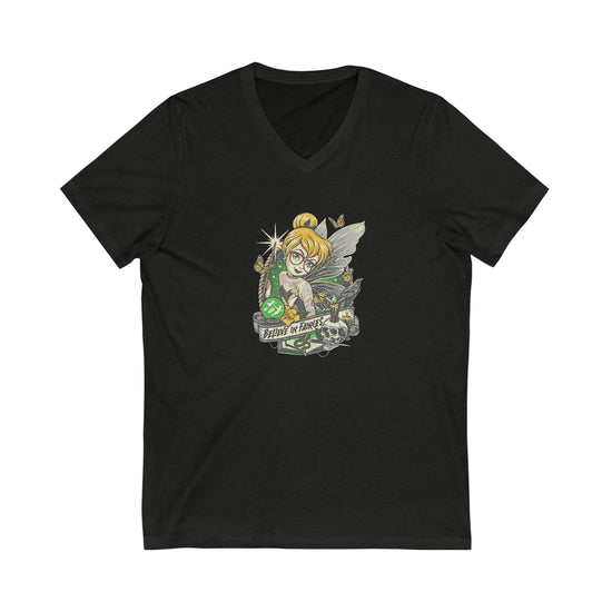 Alternative Tinkerbell Unisex V-Neck Tee - Fandom-Made