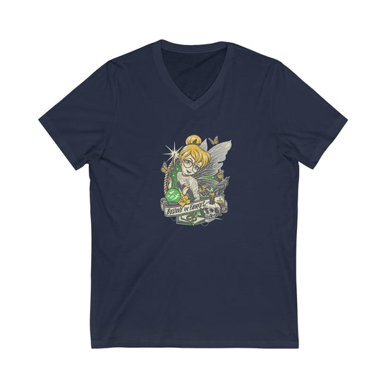 Alternative Tinkerbell Unisex V-Neck Tee - Fandom-Made