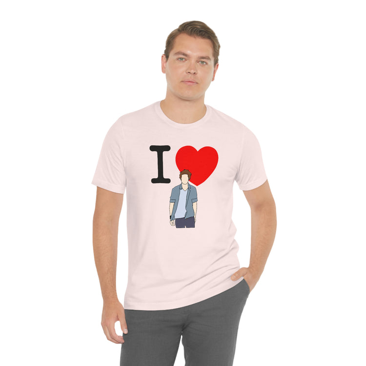 I Love Edward Cullen Short Sleeve Tee (minimal) - Fandom-Made