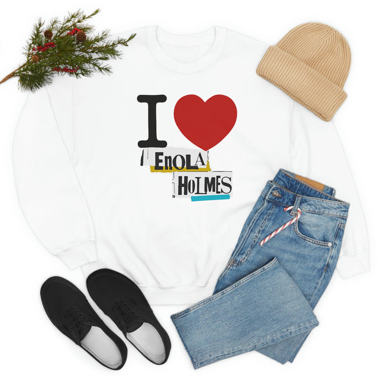 I Love Enola Holmes Sweatshirt - Fandom-Made