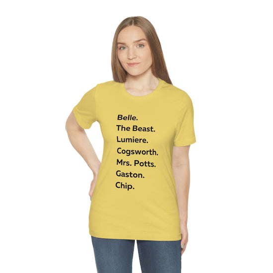 Beauty and the Beast Short Sleeve Tee - Fandom-Made