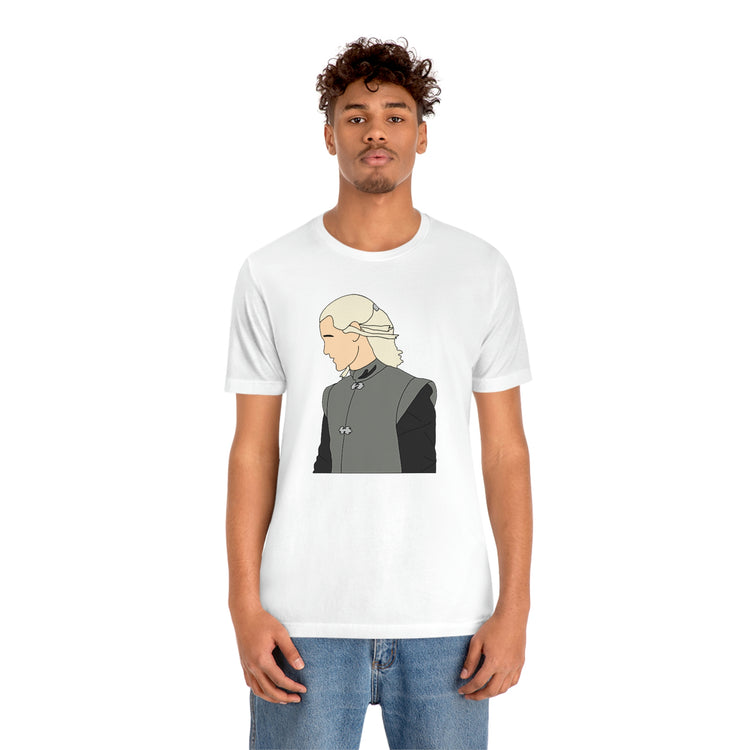 Prince Daemon Targaryen Short Sleeve Tee (minimal) - Fandom-Made