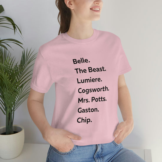 Beauty and the Beast Short Sleeve Tee - Fandom-Made