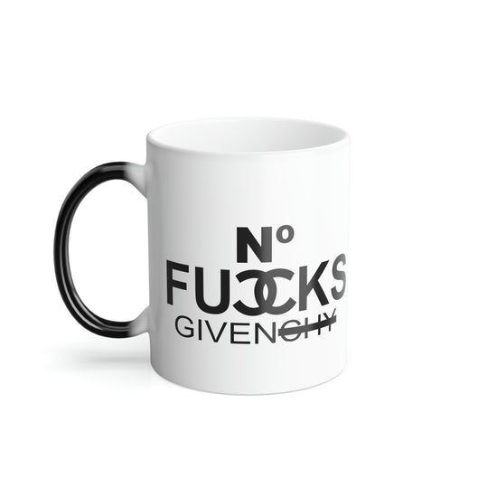 No Fuccks Given Color Morphing Mug, 11oz - Fandom-Made