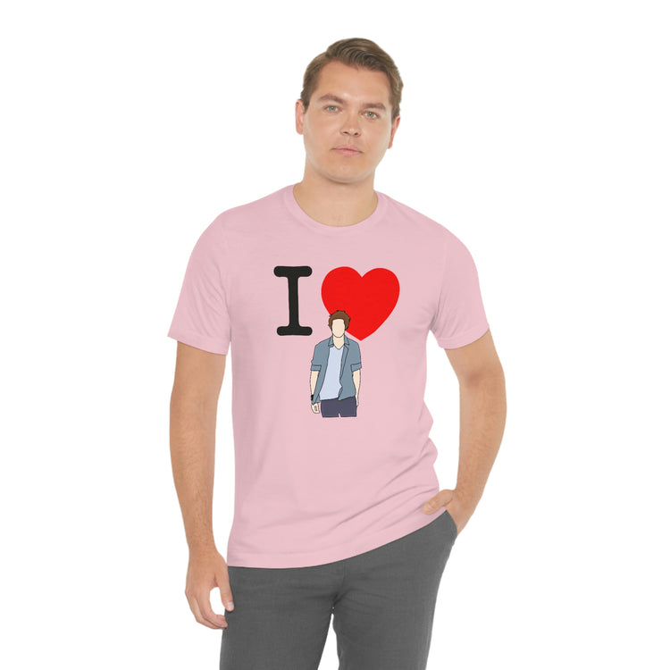 I Love Edward Cullen Short Sleeve Tee (minimal) - Fandom-Made