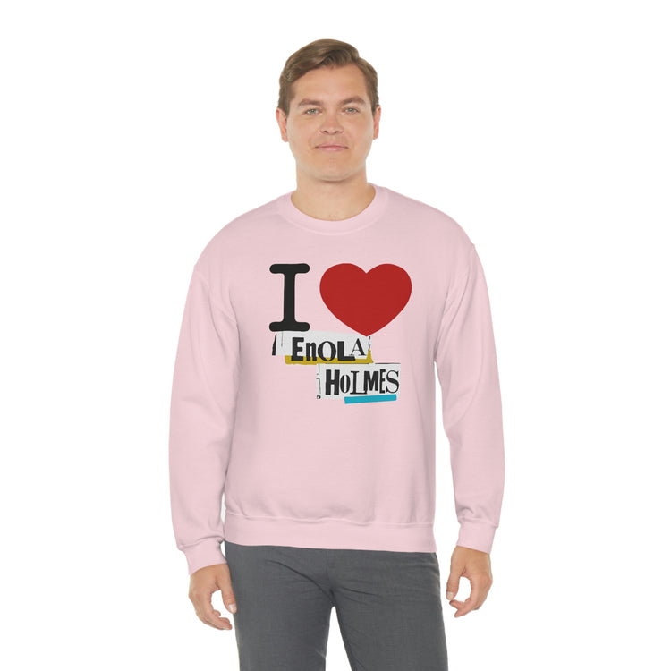 I Love Enola Holmes Sweatshirt - Fandom-Made