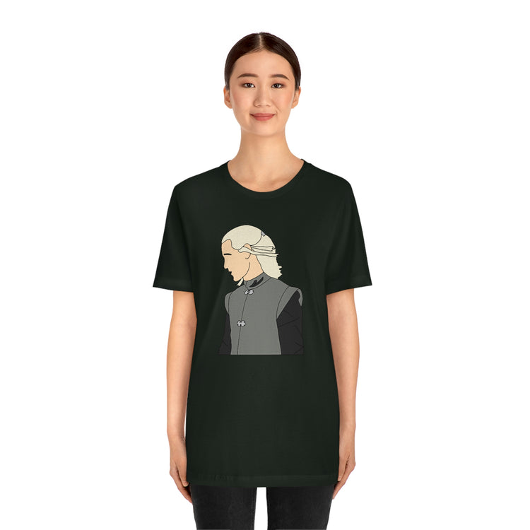 Prince Daemon Targaryen Short Sleeve Tee (minimal) - Fandom-Made