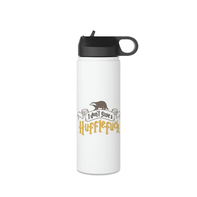 I Don't Give a Hufflefuck Water Bottle - Fandom-Made