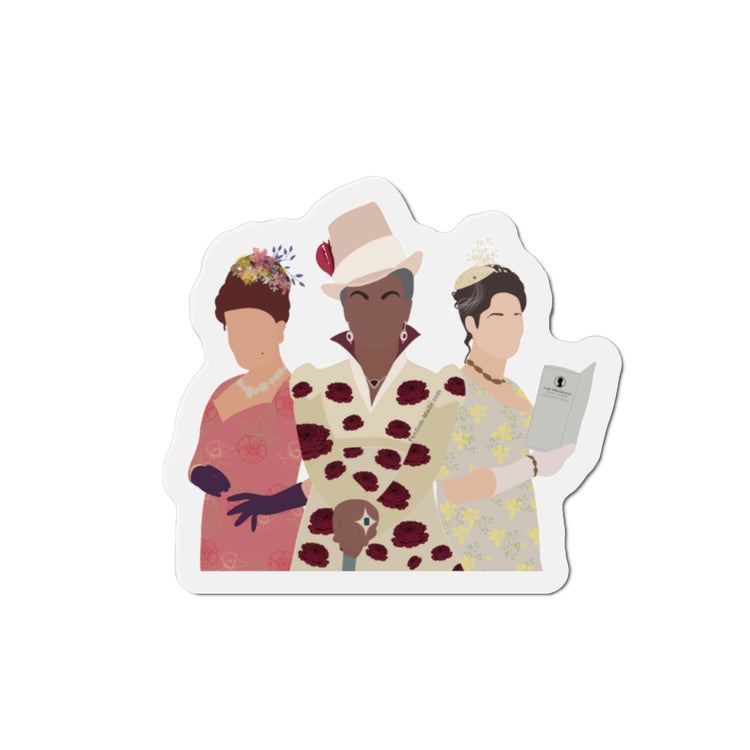 Bridgerton Ladies Trio Magnets - Fandom-Made