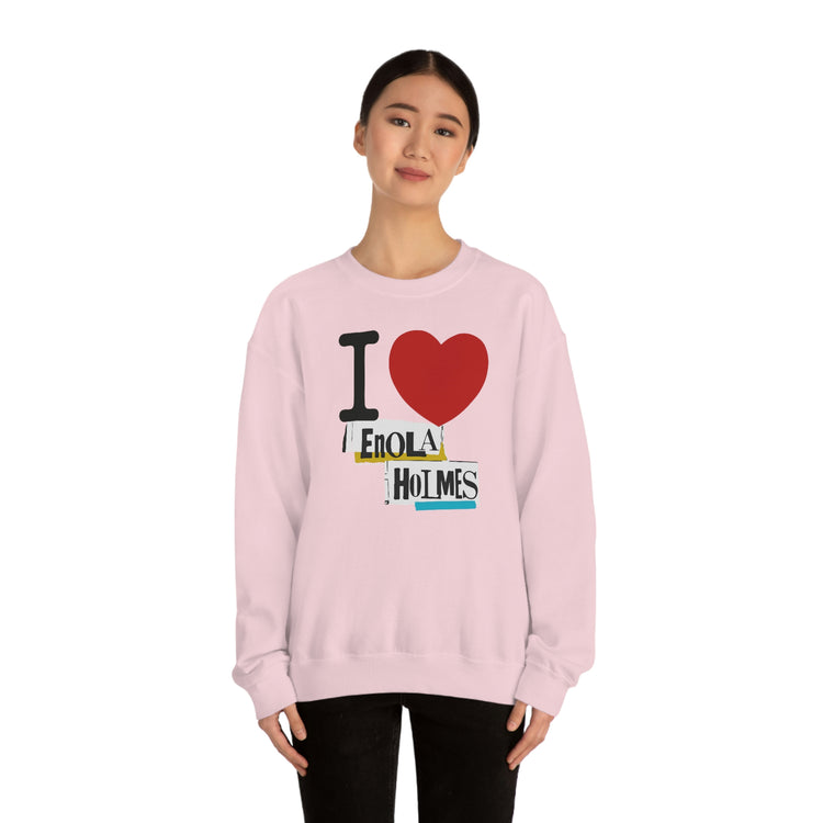 I Love Enola Holmes Sweatshirt - Fandom-Made