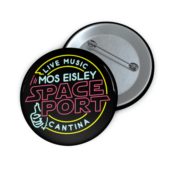 Mos Eisley Space Port Button (neon) - Fandom-Made
