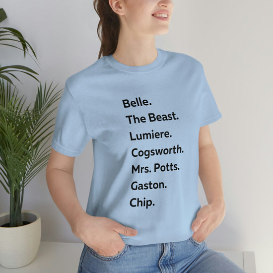 Beauty and the Beast Short Sleeve Tee - Fandom-Made