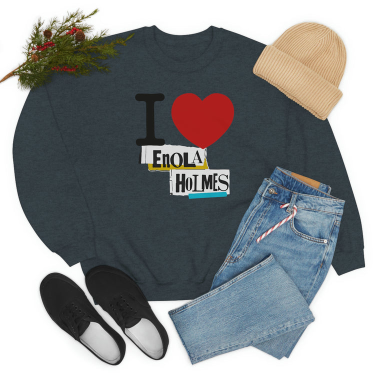 I Love Enola Holmes Sweatshirt - Fandom-Made