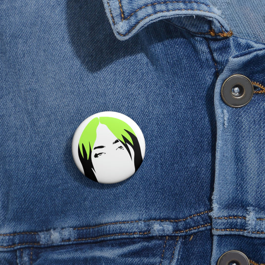 Billie Eilish Pin Buttons - Fandom-Made