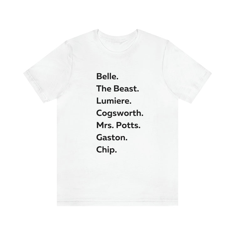 Beauty and the Beast Short Sleeve Tee - Fandom-Made