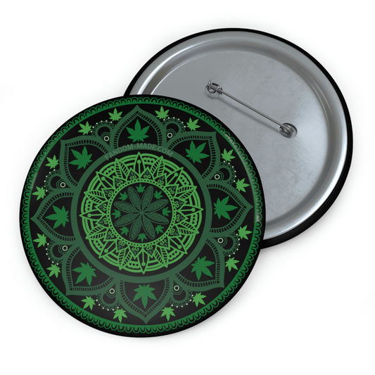 Weed Mandala Pins - Fandom-Made