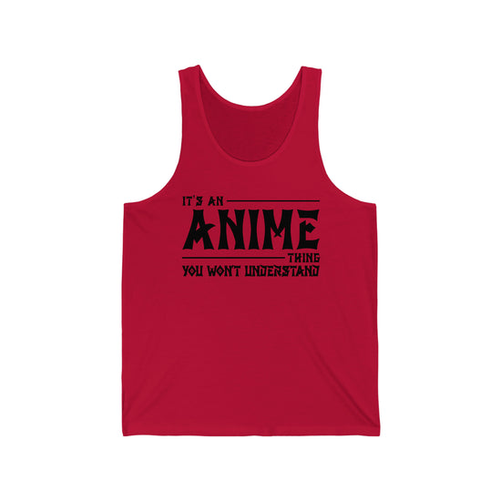 It's An Anime Thing Jersey Tank - Fandom-Made