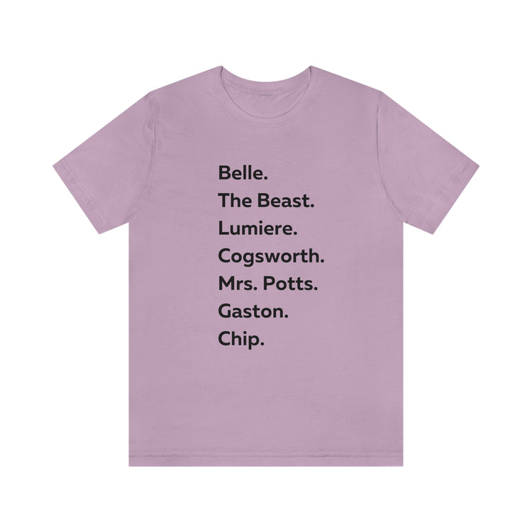 Beauty and the Beast Short Sleeve Tee - Fandom-Made