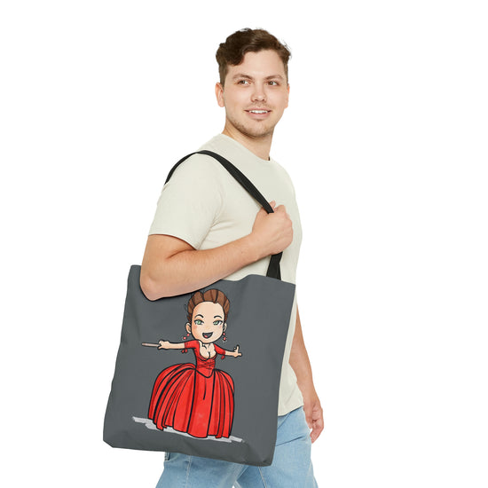 Claire Fraser Red Dress Tote Bag - Fandom-Made