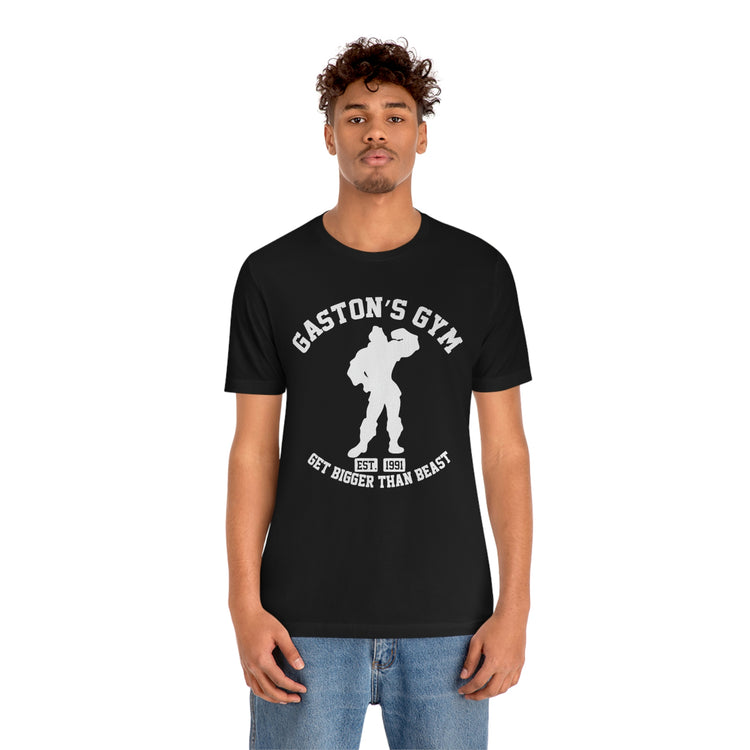 Gaston's Gym Short Sleeve Tee - Fandom-Made