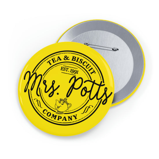 Mrs. Potts Tea and Biscuits Pin - Fandom-Made