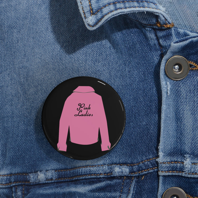 Pink Ladies Jacket Pin - Fandom-Made