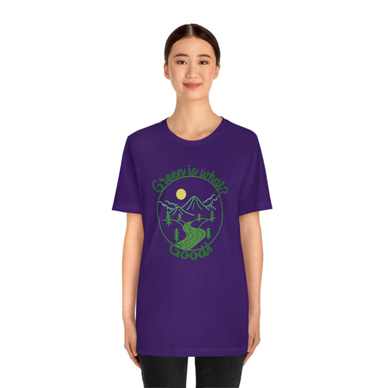 Green is Good Short Sleeve Tee - Fandom-Made