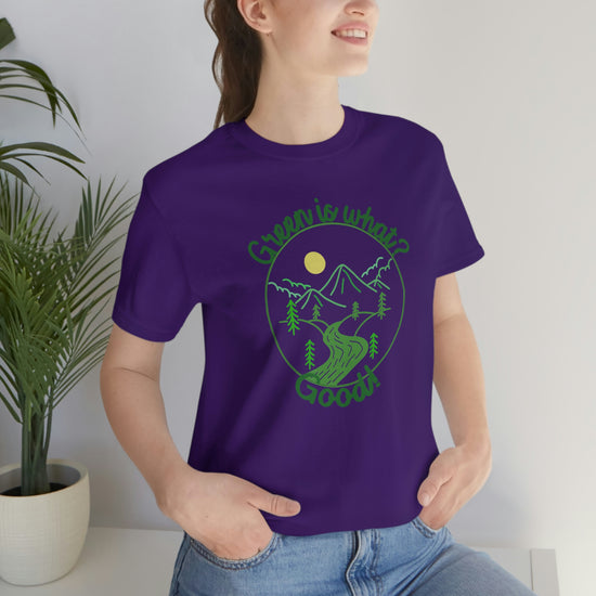 Green is Good Short Sleeve Tee - Fandom-Made