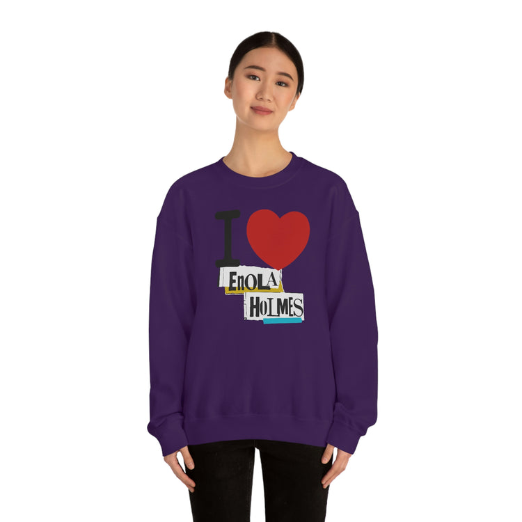 I Love Enola Holmes Sweatshirt - Fandom-Made