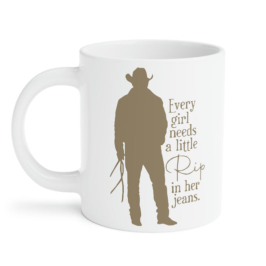 Every Girl Needs a Rip In Her Jeans Mug - Fandom-Made