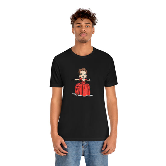 Claire Fraser T-Shirt (red dress) - Fandom-Made