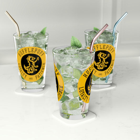 Hufflepuff Attributes Pint Glass - Fandom-Made