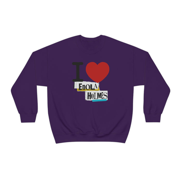 I Love Enola Holmes Sweatshirt - Fandom-Made