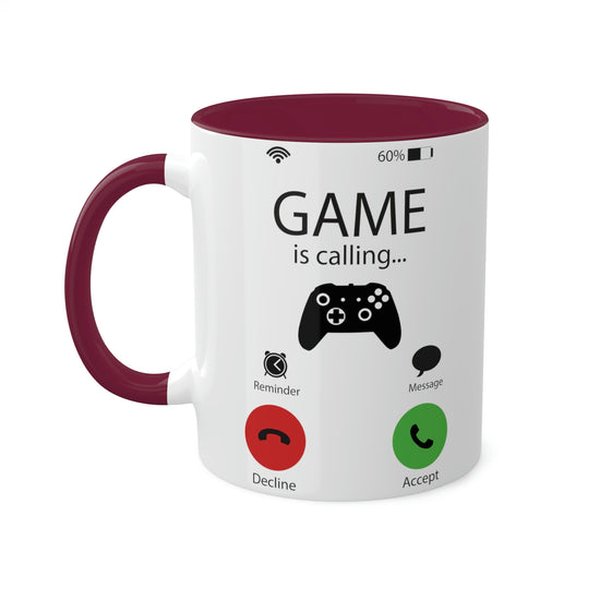 Game Is Calling Colorful Mugs - Fandom-Made