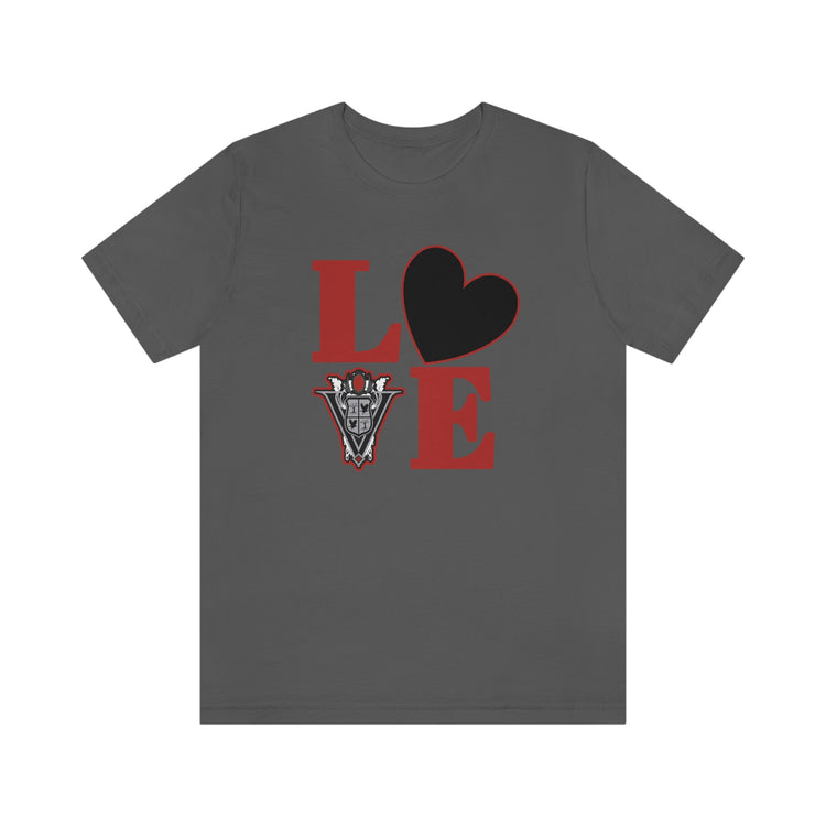 Volturi, Love Short Sleeve Tee (black heart) - Fandom-Made