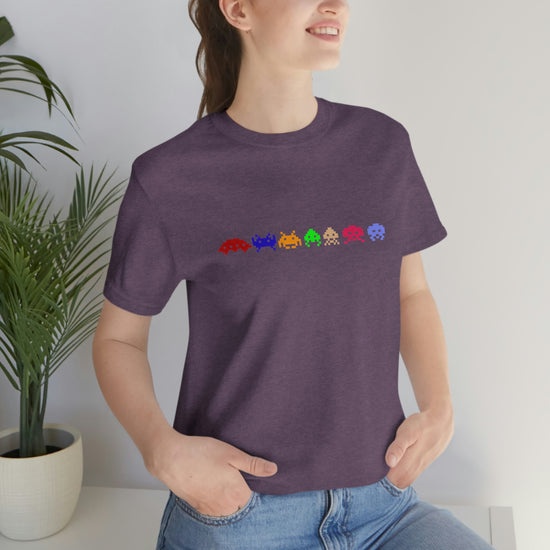 Space Invaders Short Sleeve Tee - Fandom-Made