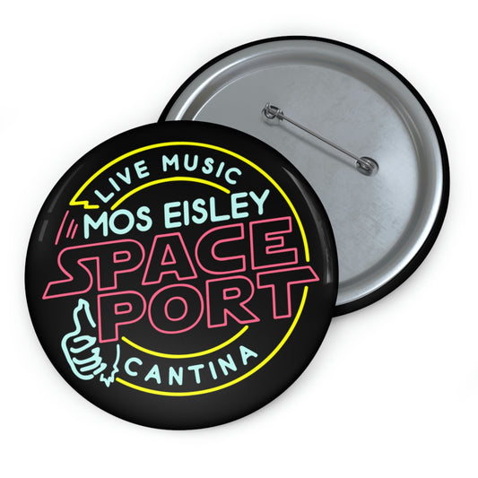 Mos Eisley Space Port Button (neon) - Fandom-Made