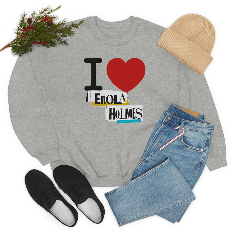 I Love Enola Holmes Sweatshirt - Fandom-Made