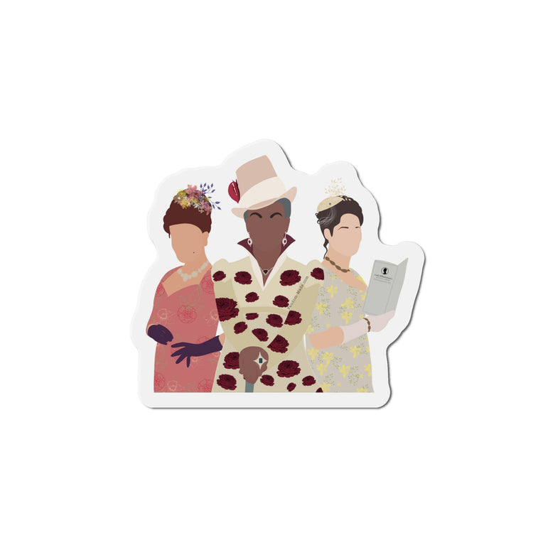 Bridgerton Ladies Trio Magnets - Fandom-Made