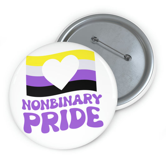 Non-Binary Pride Pin - Fandom-Made