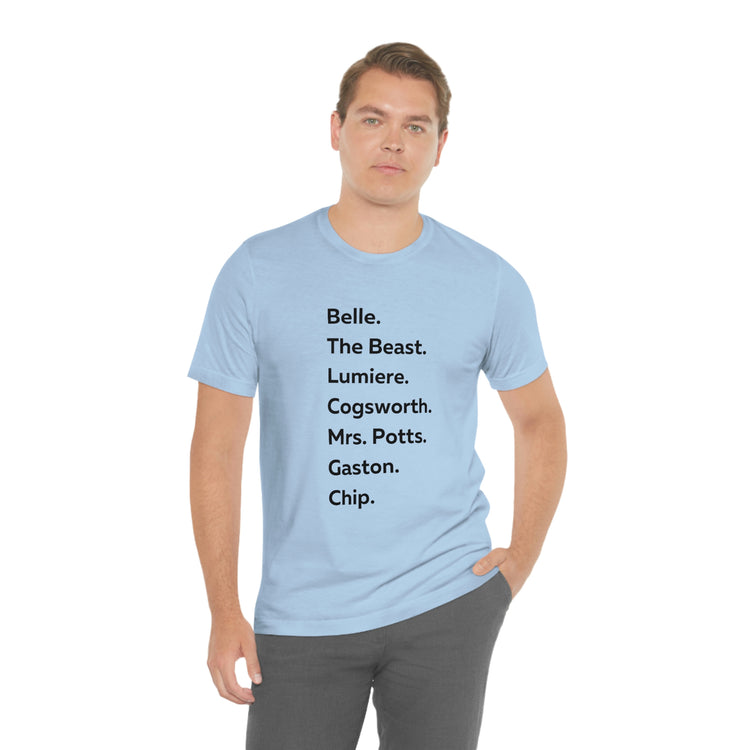 Beauty and the Beast Short Sleeve Tee - Fandom-Made