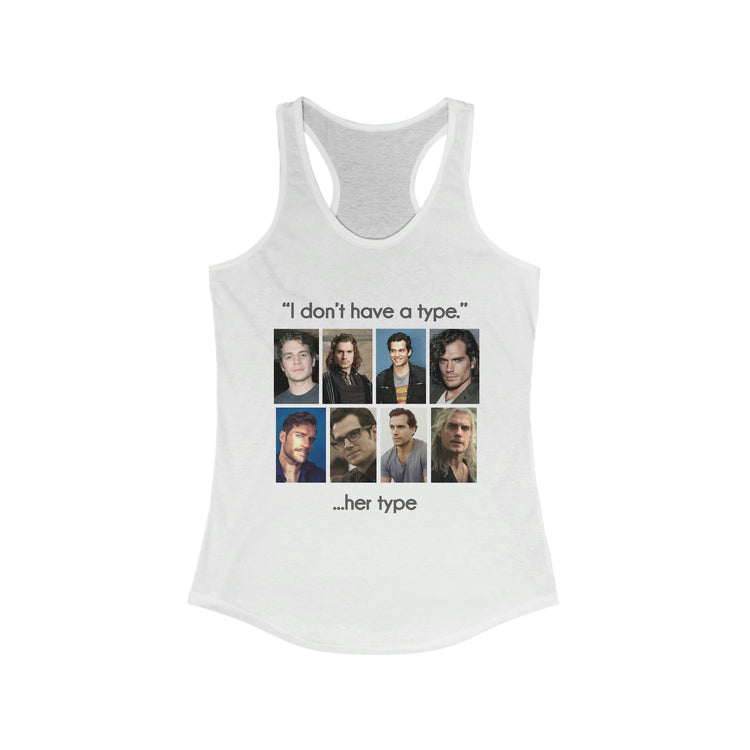 Henry Cavill Women's Tank (I Don't Have a Type) - Fandom-Made