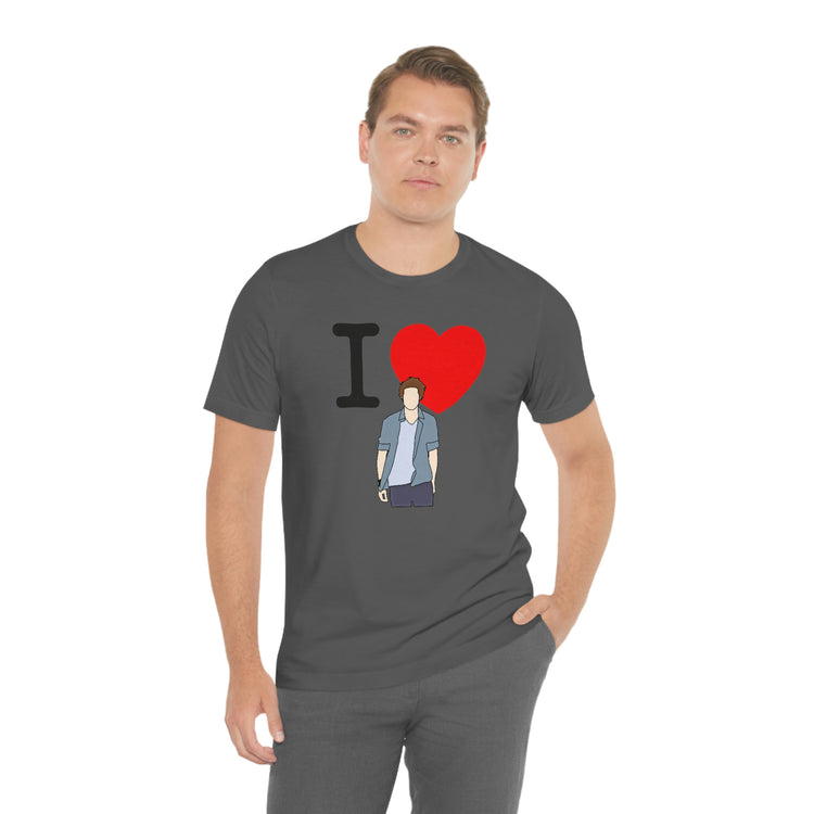 I Love Edward Cullen Short Sleeve Tee (minimal) - Fandom-Made