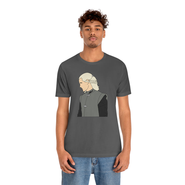 Prince Daemon Targaryen Short Sleeve Tee (minimal) - Fandom-Made