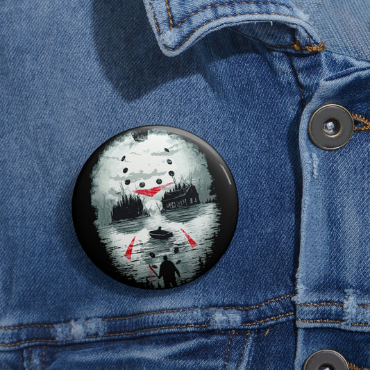 Jason Vorhees Mask Pin - Fandom-Made