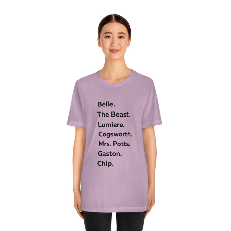 Beauty and the Beast Short Sleeve Tee - Fandom-Made