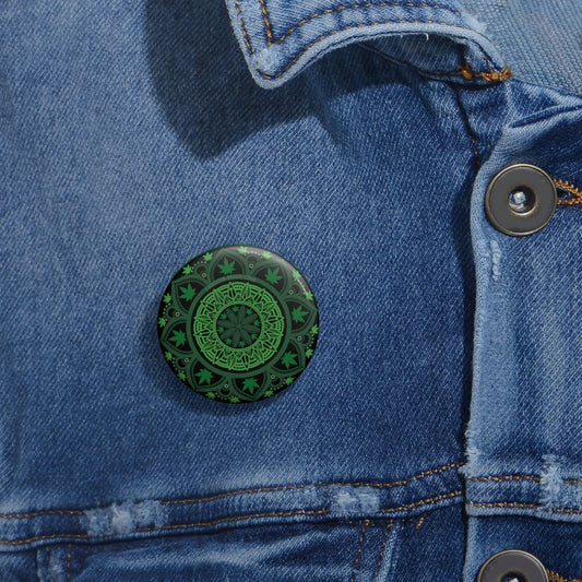 Weed Mandala Pins - Fandom-Made